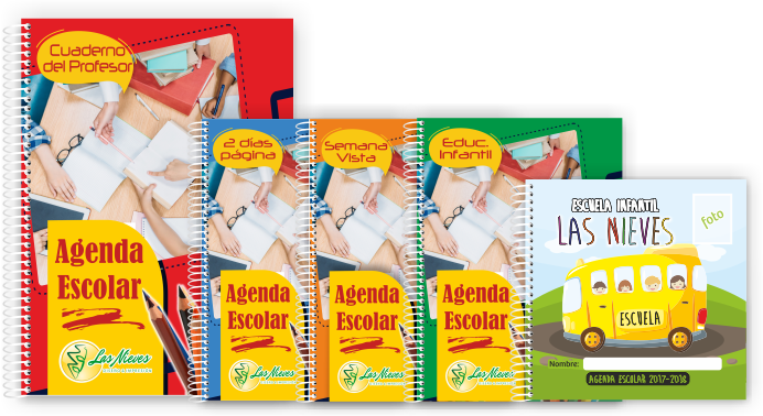 Agendas Escolares Personalizadas · Imprenta Las Nieves • Agenda Escolar